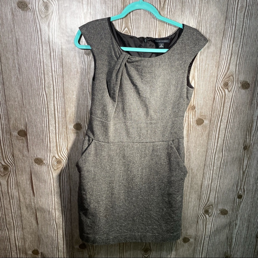 Banana Republic Tweed Sheath Dress Sz 8